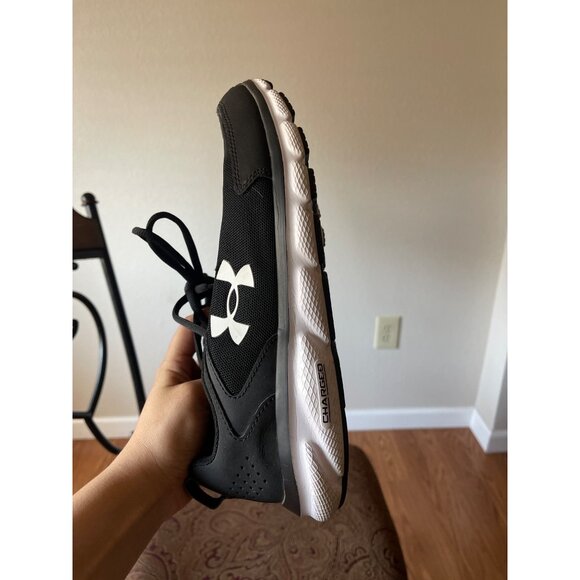Men's Under Armour Charged Assert 8 Running Sneaker Black/White 8.5 - Picture 5 of 7